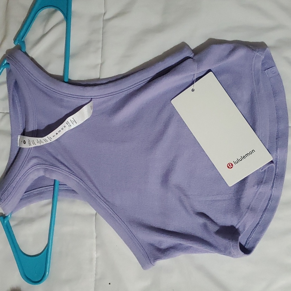 BRAND NEW size 2 purple hold tight cropped tank
